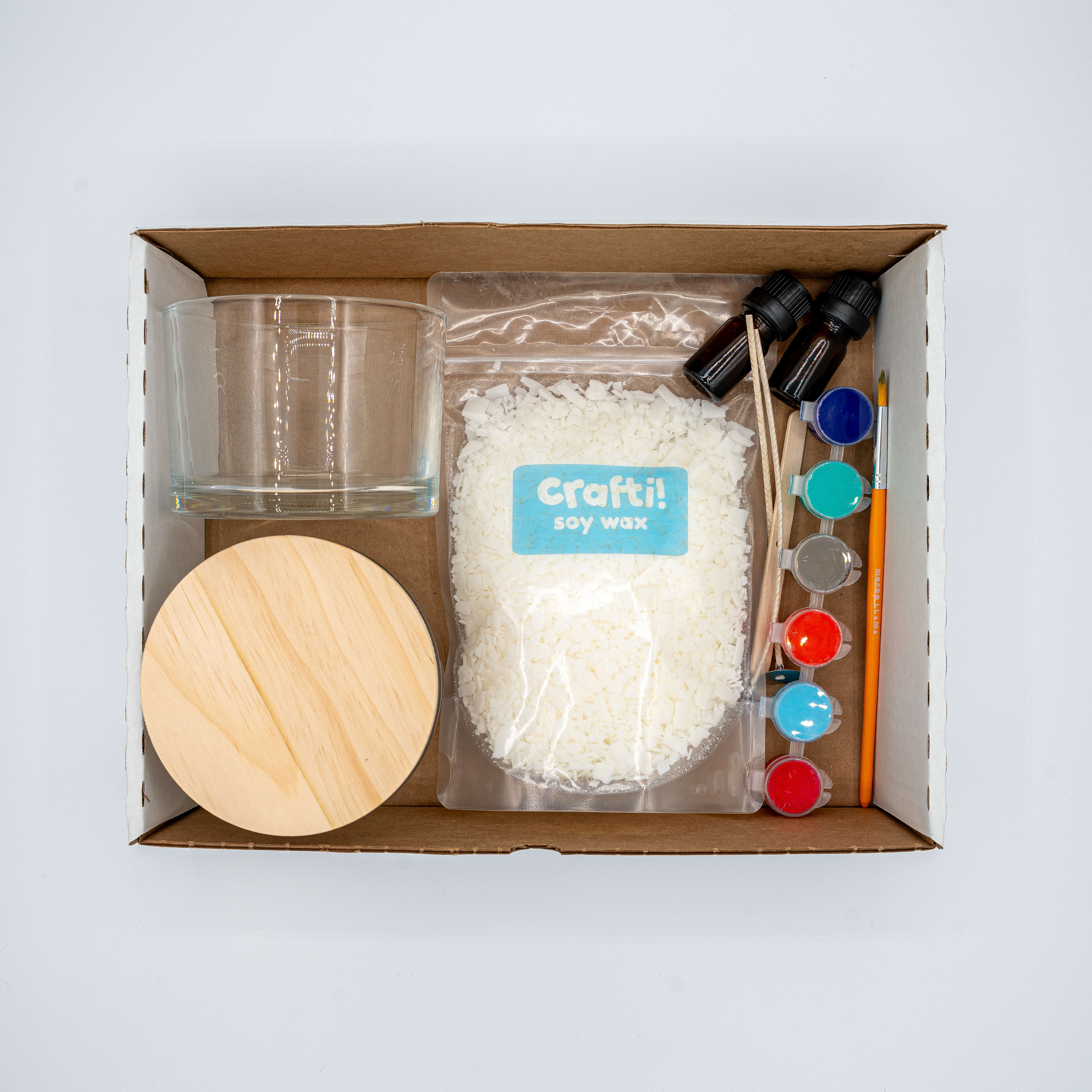 Candle Painting Kit – Two Large Glass Jars