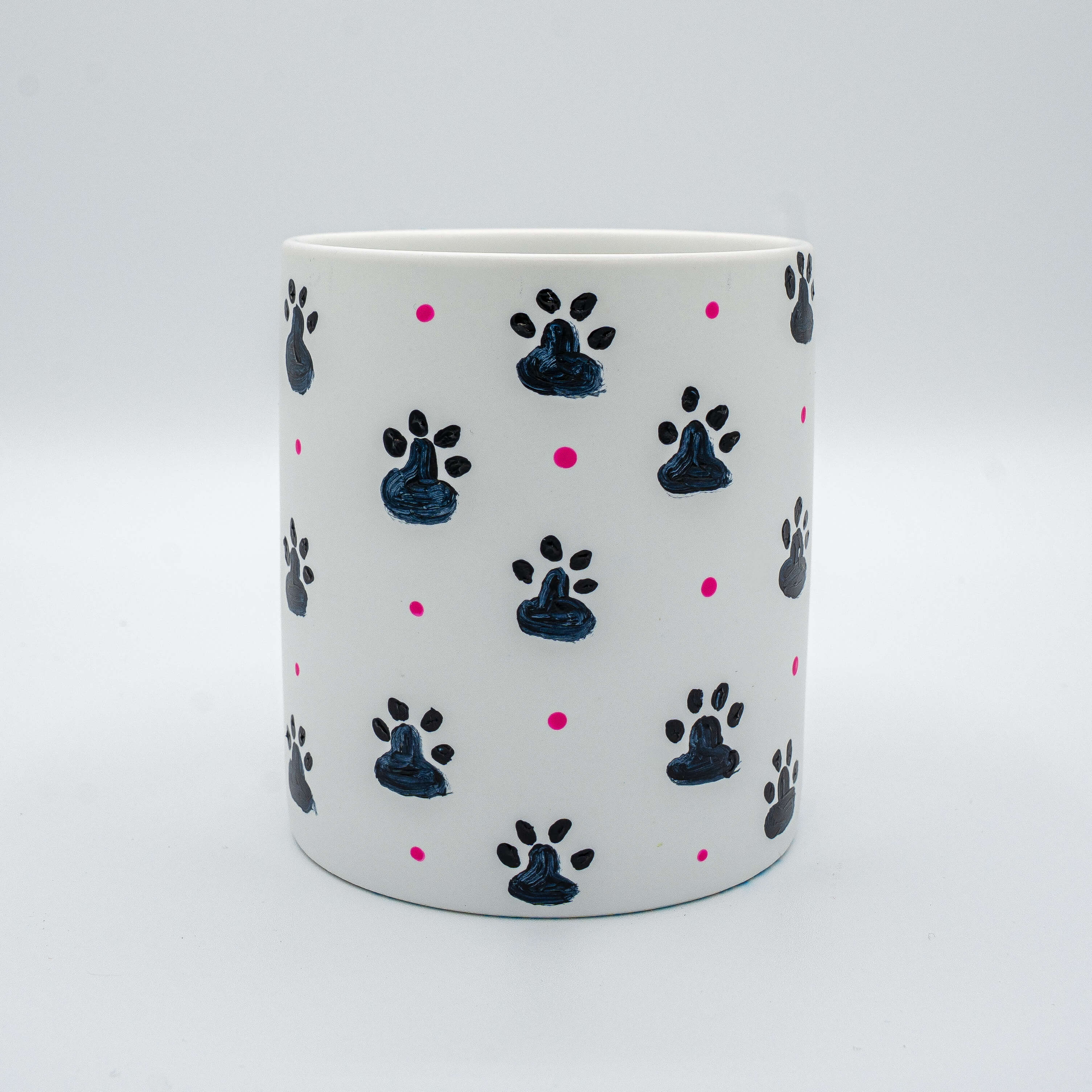 Candle Painting Kit – Two Tall White Ceramic Jars