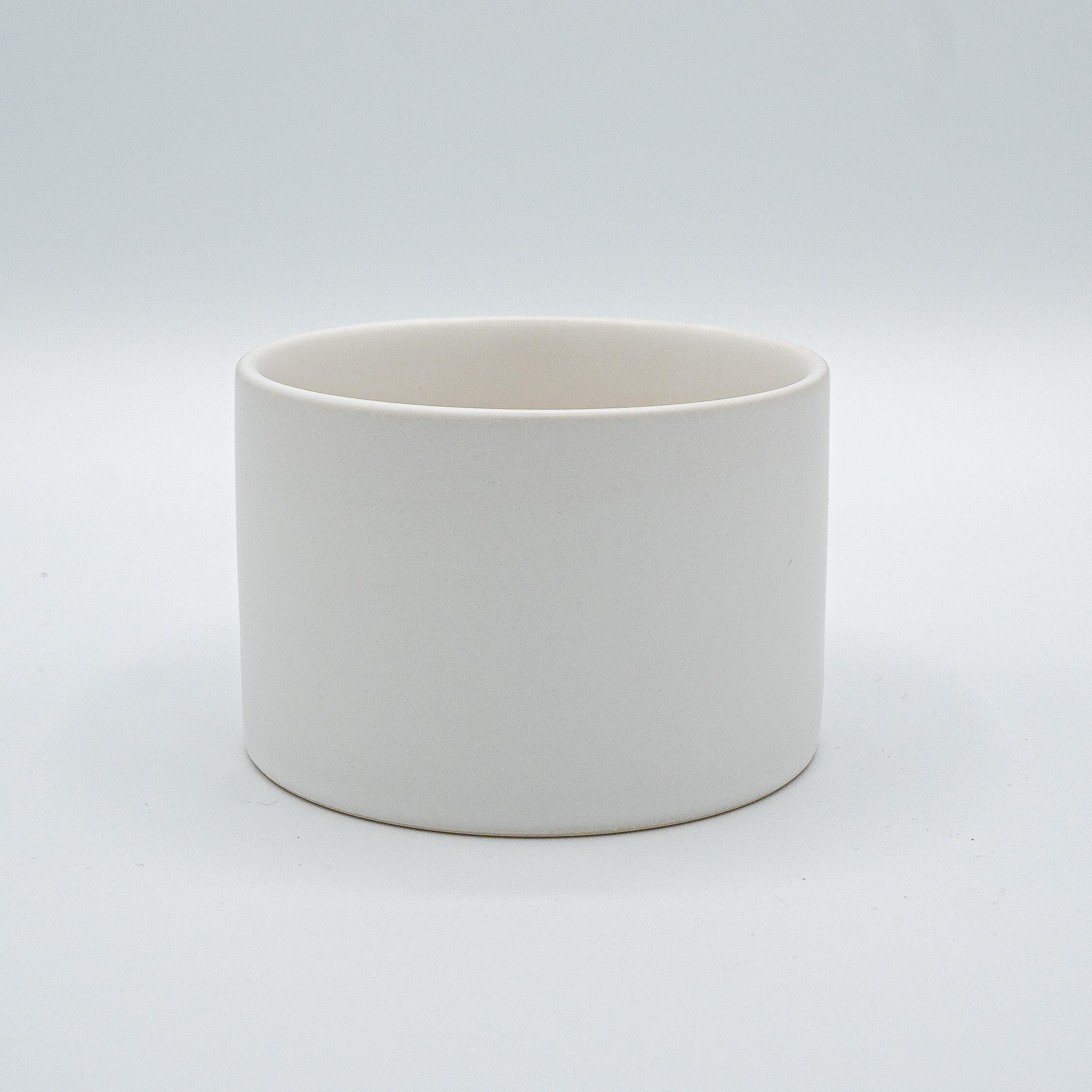 Candle Painting Kit – Two Small Short White Ceramic Jars